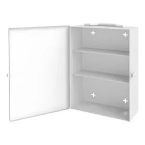 DURHAM MANUFACTURING 545-43 First Aid Cabinet, 3 Shelf, White | CF6JZH