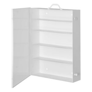 DURHAM MANUFACTURING 572-43 Shelf Cabinet, 5 Section, White | CF6JZQ