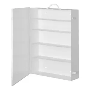 DURHAM MANUFACTURING 572-43 Shelf Cabinet, 5 Section, White | CF6JZQ