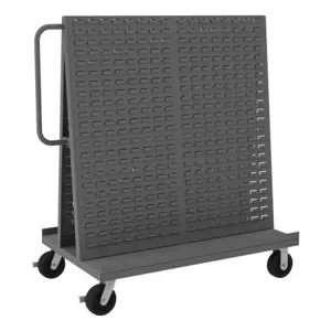 DURHAM MANUFACTURING AF-3048-LP-95 A-frame Mobile Truck, Louvered Panel, Size 30 x 54-1/2 x 57 Inch | AE6GXE 5RXD1