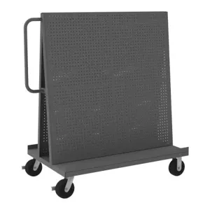 DURHAM MANUFACTURING AF-3048-PB-95 A-frame Mobile Truck, Pegboard Panel, Size 30 x 54-1/2 x 57 Inch | AE6GXF 5RXD2