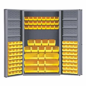 DURHAM MANUFACTURING DC48-114-6DS-95 Cabinet, 6 Shelf, 114 Bin | AG3UGT 33VE26