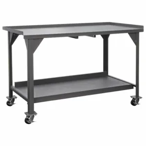 DURHAM MANUFACTURING DWBM-3060-BE-95 Mobile Workbench, Capacity 2000 Lbs, Size 60 x 30 x 39-13/16 Inch | AD6RLB 49Y091