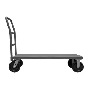 DURHAM MANUFACTURING EPT24368PH95 Platform Truck, Capacity 2000 Lbs, Size 24 x 36 Inch, Gray | CF6KFQ