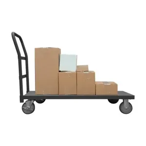 DURHAM MANUFACTURING EPT30365PU95 Platform Truck, Capacity 1400 Lbs, Size 30 x 36 Inch | CF6KGL