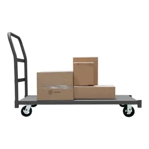 DURHAM MANUFACTURING EPT4S30605MR95 Platform Truck, 4 Socket, Capacity 2000 Lbs, Size 30 x 60 Inch | CF6KHQ