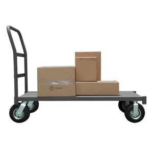 DURHAM MANUFACTURING EPT4S30608PN95 Platform Truck, 4 Socket, Capacity 1200 Lbs, Size 30 x 60 Inch | CF6KHT