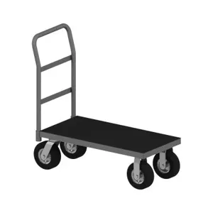 DURHAM MANUFACTURING EPTRM18488SPN95 Platform Truck, Non Slip Mat, Capacity 1200 Lbs, Size 18 x 48 Inch | CF6KKR