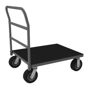 DURHAM MANUFACTURING EPTRM30368SPN95 Platform Truck, Non Slip Mat, Capacity 1200 Lbs, Size 30 x 36 Inch | CF6KKW