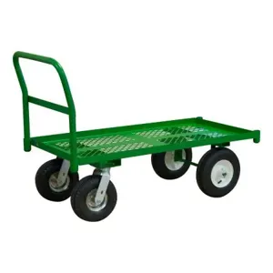 DURHAM MANUFACTURING GTEPT244810/12PN-83T Fifth Wheel Garden Truck, Perforated Deck, Size 24-5/16 x 51-9/16 x 35-1/8 Inch | CF6KMJ