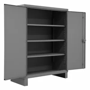 DURHAM MANUFACTURING HDC-244866-3S95 Storage Cabinet, 3 Adjustable Shelf, 12 Gauge, Size 48 x 66 Inch | AA7MQQ 16D692