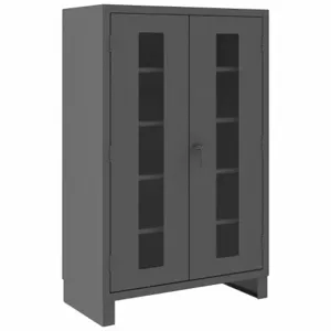 DURHAM MANUFACTURING HDCC244878-4S95 Clearview Cabinet, 2 Door, 12 Gauge, Size 48 x 78 Inch | AC6JQA 34A947