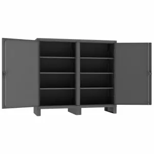 DURHAM MANUFACTURING HDDS247266-6S95 Storage Cabinet, 6 Adjustable Shelf, 12 Gauge, Size 72 x 66 Inch | AC6JQN 34A959