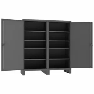 DURHAM MANUFACTURING HDDS247278-8S95 Storage Cabinet, 8 Adjustable Shelf, 12 Gauge, Size 72 x 78 Inch | AC6JRK 34A980