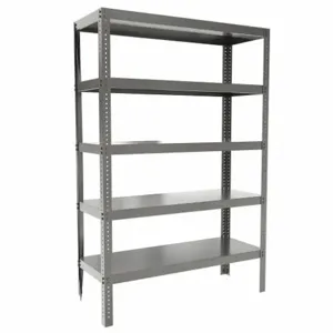 DURHAM MANUFACTURING HDS-184872-95 Shelving Unit, 5 Shelf, Size 48 x 18 x 72 Inch, Gray | AA7MRB 16D703