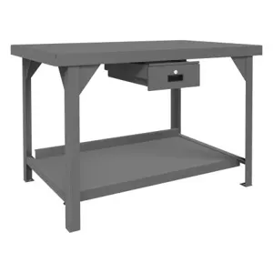 DURHAM MANUFACTURING HDWB-3048-177-95 Workbench, 1 Drawer, Size 48 x 30 Inch | CF6KQM