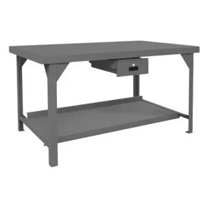 DURHAM MANUFACTURING HDWB-3660-177-95 Workbench, 1 Drawer, Size 60 x 36 Inch | CF6KQN