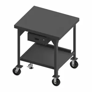 DURHAM MANUFACTURING HDWBMFL-3048-6PH-177-95 Mobile Workbench With Phenolic Caster, Heavy Duty, Size 36 x 30 Inch | CF6KRB