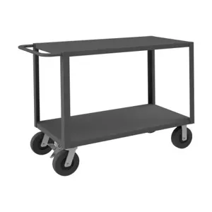 DURHAM MANUFACTURING HET-2448-2-5K-FL-95 Service Truck, Floor Lock, 2 Shelf, Size 24 x 48 Inch | CF6KTD