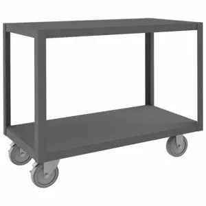 DURHAM MANUFACTURING HMT-1836-2-95 High Deck Portable Table, 2 Shelf, Size 18-1/4 x 36-1/4 x 30-1/16 Inch | AB3HMB 1TGN4