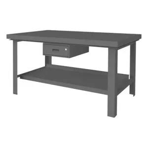 DURHAM MANUFACTURING HWB-3660-177D-95 Workbench, 1 Drawer, Size 60 x 36 x 34 Inch | CF6KWM