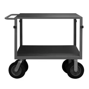 DURHAM MANUFACTURING IC243610SPN95 Instrument Cart, Wood Panel, 2 Shelf, Size 24 x 36 Inch | CF6KWQ