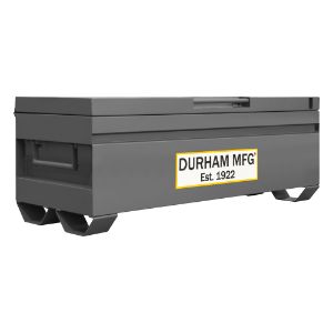 DURHAM MANUFACTURING JSC-246023-94T-D720 Jobsite Storage Box, Capacity 20 Cubic Feet, Size 60 x 24 x 22-3/4 Inch, Gray | CF6KXG