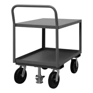 DURHAM MANUFACTURING LDO-243041-2-8PHFL-95 Low Deck Service Truck, 2 Shelf, Size 24-1/4 x 33-3/4 x 41 Inch | CF6KXY