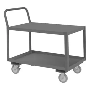 DURHAM MANUFACTURING LDO-2436-2-95 Low Deck Service Truck, 2 Shelf, Size 24-1/4 x 39 x 37-1/2 Inch | CF6KYB