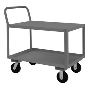 DURHAM MANUFACTURING LDO-243639-2-6PO-95 Low Deck Service Truck, 2 Shelf, Size 24-1/4 x 39 x 39-3/8 Inch | CF6KYF