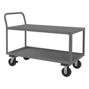 DURHAM MANUFACTURING LDO-2448-2-2K-95 Low Deck Service Truck, 2 Shelf, Size 24-1/4 x 51 x 38-3/4 Inch | CF6KYQ