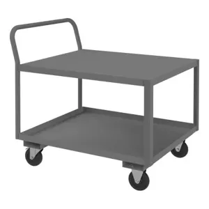 DURHAM MANUFACTURING LDO-3036-2-5PO-95 Low Deck Service Truck, 2 Shelf, Size 30-1/4 x 39 x 37-1/2 Inch | CF6KZB