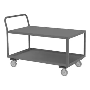 DURHAM MANUFACTURING LDO-3048-2-95 Low Deck Service Truck, 2 Shelf, Size 30-1/4 x 51 x 37-1/2 Inch | CF6KZE