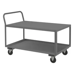 DURHAM MANUFACTURING LDO-304839-2-5PO-95 Low Deck Service Truck, 2 Shelf, Size 30-1/4 x 51 x 39-5/8 Inch | CF6KZK