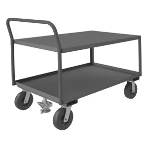 DURHAM MANUFACTURING LDO-304841-2-8PHFL-95 Low Deck Service Truck, 2 Shelf, Size 30-1/4 x 51-3/4 x 41 Inch | CF6KZL