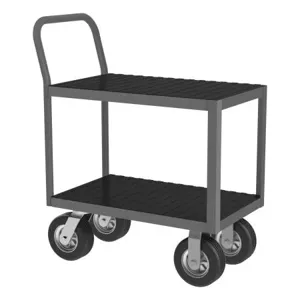 DURHAM MANUFACTURING LIC-1830-2-8SPN-95 Instrument Cart, Low Profile, 2 Shelf, Size 18 x 30 Inch | CF6LAD