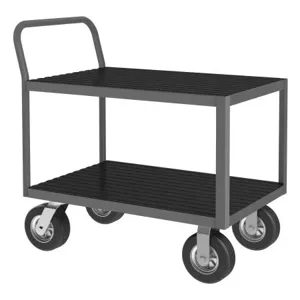 DURHAM MANUFACTURING LIC-1836-2-8SPN-95 Instrument Cart, Low Profile, 2 Shelf, Size 18 x 36 Inch | CF6LAE