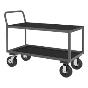 DURHAM MANUFACTURING LIC-2448-2-95 Instrument Cart, Low Profile, 2 Shelf, Size 24 x 48 Inch | CF6LAK