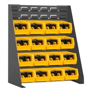 DURHAM MANUFACTURING LPRSS-17.25X20-95 Louvered Panel Rack, 16 Gauge, Size 17-11/16 x 20-3/16 x 20-3/16 Inch | CF6LAV