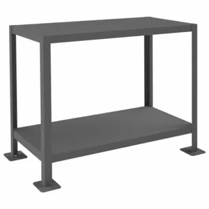 DURHAM MANUFACTURING MT183630-2K295 Machine Table, 2 Shelf, Capacity 2000 Lbs, Size 18 x 36 x 30 Inch | AF7UNW 22ND71