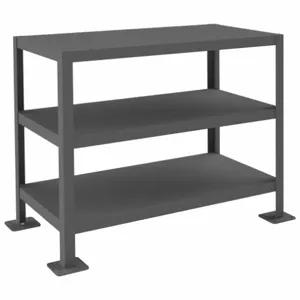 DURHAM MANUFACTURING MT183630-2K395 Machine Table, 3 Shelf, Capacity 2000 Lbs, Size 18 x 36 x 30 Inch | AF7UNX 22ND72