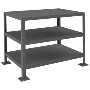 DURHAM MANUFACTURING MT243630-2K395 Machine Table, 3 Shelf, Capacity 2000 Lbs, Size 24 x 36 x 30 Inch | AF7UPN 22ND87