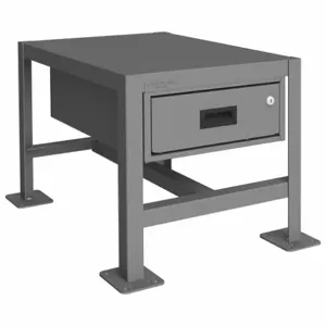 DURHAM MANUFACTURING MTD182418-2K195 Machine Table, 1 Drawer, Capacity 2000 Lbs, Size 18 x 24 x 18 Inch | AF7UNY 22ND73