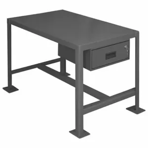 DURHAM MANUFACTURING MTD243618-2K195 Machine Table, 1 Drawer, Capacity 2000 Lbs, Size 24 x 36 x 18 Inch | AF7UPJ 22ND83