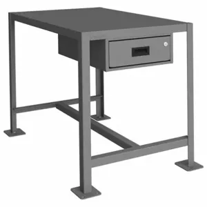 DURHAM MANUFACTURING MTD243630-2K195 Machine Table, 1 Drawer, Capacity 2000 Lbs, Size 24 x 36 x 30 Inch | AF7UPQ 22ND89