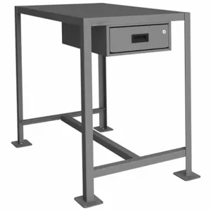 DURHAM MANUFACTURING MTD243636-2K195 Machine Table, 1 Drawer, Capacity 2000 Lbs, Size 24 x 36 x 36 Inch | AF7UPT 22ND91