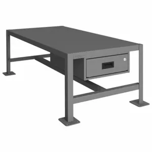 DURHAM MANUFACTURING MTD244818-2K195 Machine Table, 1 Drawer, Capacity 2000 Lbs, Size 24 x 48 x 18 Inch | AF7UPX 22ND95