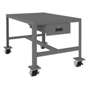 DURHAM MANUFACTURING MTDM243624-2K195 Mobile MT Workbench, 1 Drawer, Capacity 2000 Lbs, Size 36 x 24 x 24 Inch | CF6LCK