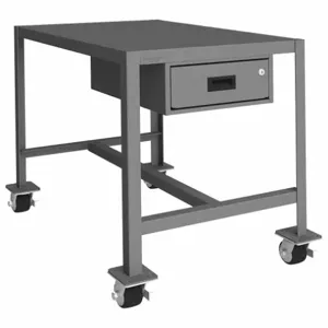 DURHAM MANUFACTURING MTDM243630-2K195 Mobile MT Workbench, 1 Drawer, Capacity 2000 Lbs, Size 24 x 36 x 30 Inch | AF7UQR 22NE18