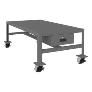 DURHAM MANUFACTURING MTDM244818-2K195 Mobile MT Workbench, 1 Drawer, Capacity 2000 Lbs, Size 48 x 24 x 18 Inch | CF6LCM